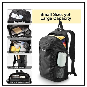 16 IN BLACK HIKING PACK