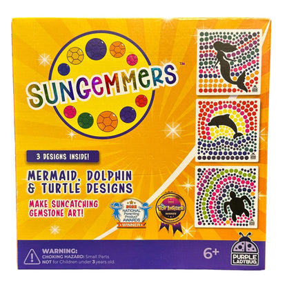 3 PK GEMSTONE SUNCATCHER