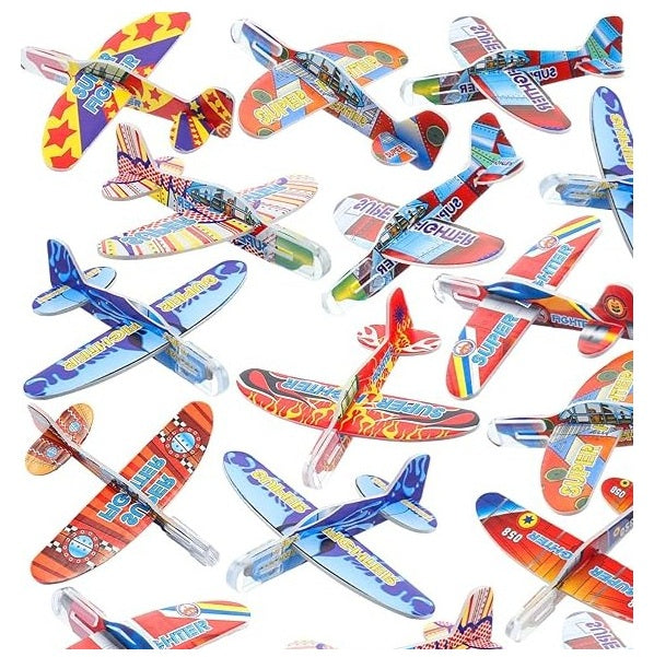 2 PK FOAM GLIDER AIRPLANES ASSORTED