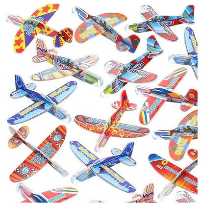 2 PK FOAM GLIDER AIRPLANES ASSORTED