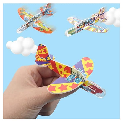 2 PK FOAM GLIDER AIRPLANES ASSORTED
