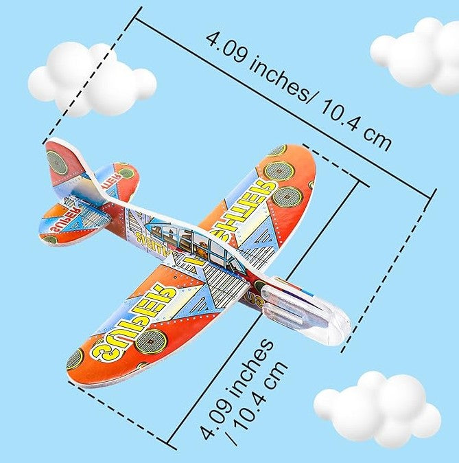 2 PK FOAM GLIDER AIRPLANES ASSORTED