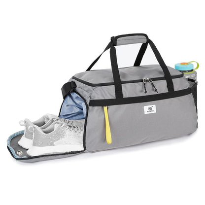 18.9 IN GREY DUFFEL BAG