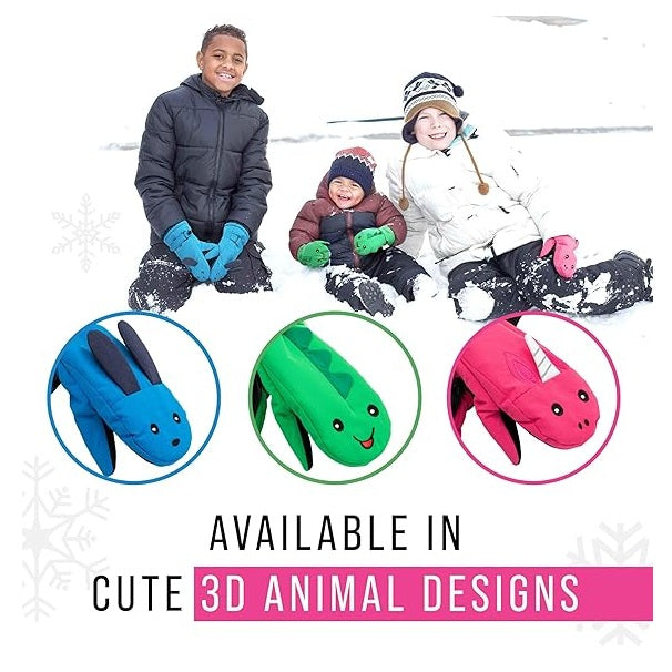 XS KIDS CHARACTER MITTENS ASSORTED