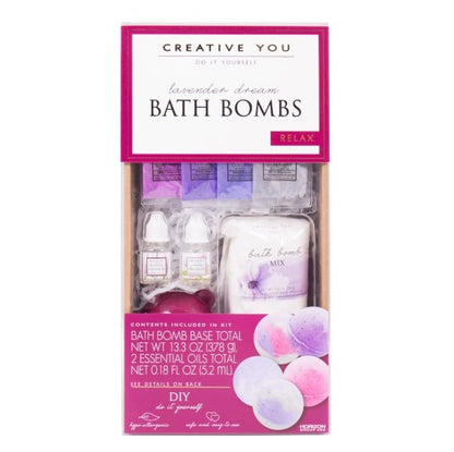 DO IT YOURSELF LAVENDER DREAM BATH BOMBS