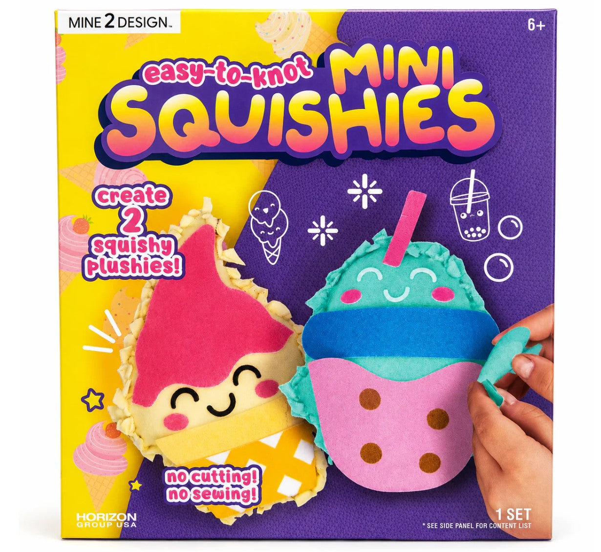 MINI SQUISHIES SWEET TREATS CRAFT KIT NO SEW