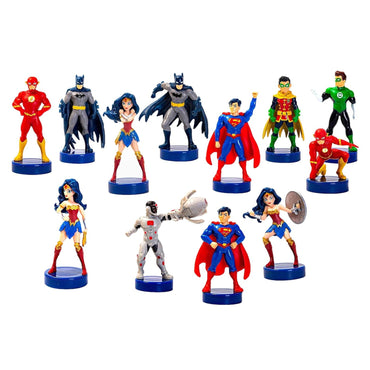 12 PC JUSTICE LEAGUE STAMPER SET