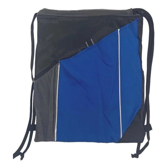 CINCH BAG 13 X 16.5 IN ROYAL BLUE/BLACK