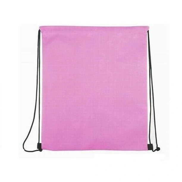 PINK DRAW STRING BACKPACK