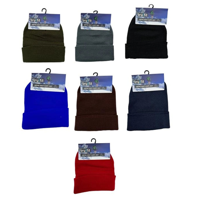 ADULT KNIT CUFF HAT ASSORTED