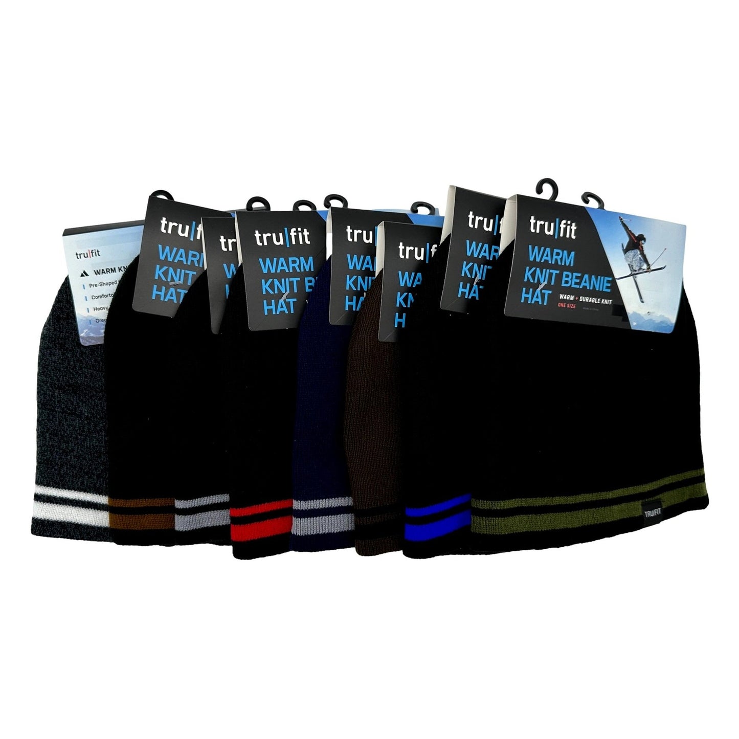 MEN'S KNIT BEANIE HAT ASSORTED
