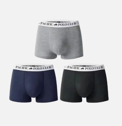 3 PK COTTON MENS BOXER BRIEFS ASSORTED SIZES