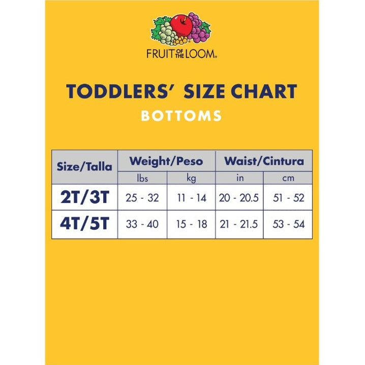 7 PK TODDLER GIRL'S BRIEF UNDERWEAR ASSORTED