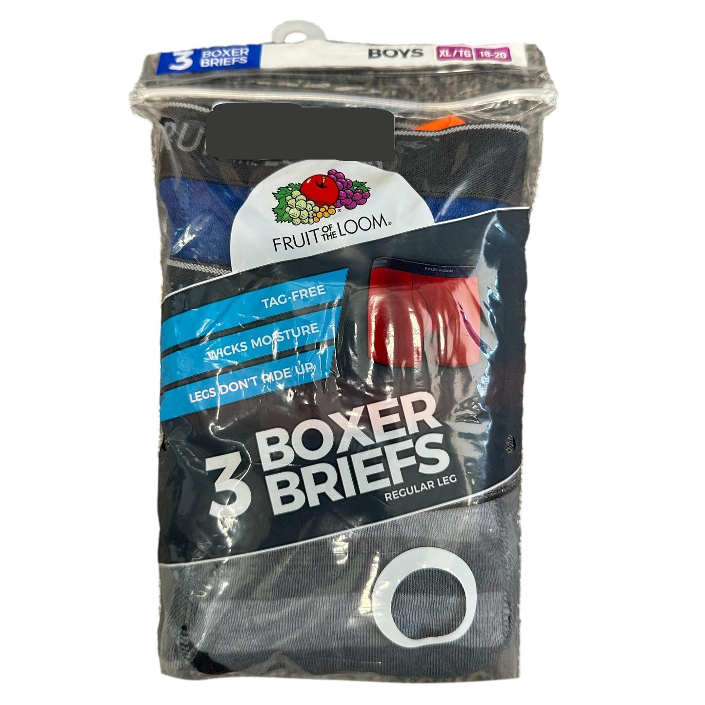 3 PC BOY'S BOXER BRIEFS UNDERWEAR SIZES S-XL ASSORTED