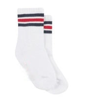 6 PK TODDLER BOYS CREW SOCKS ASSORTED SIZES