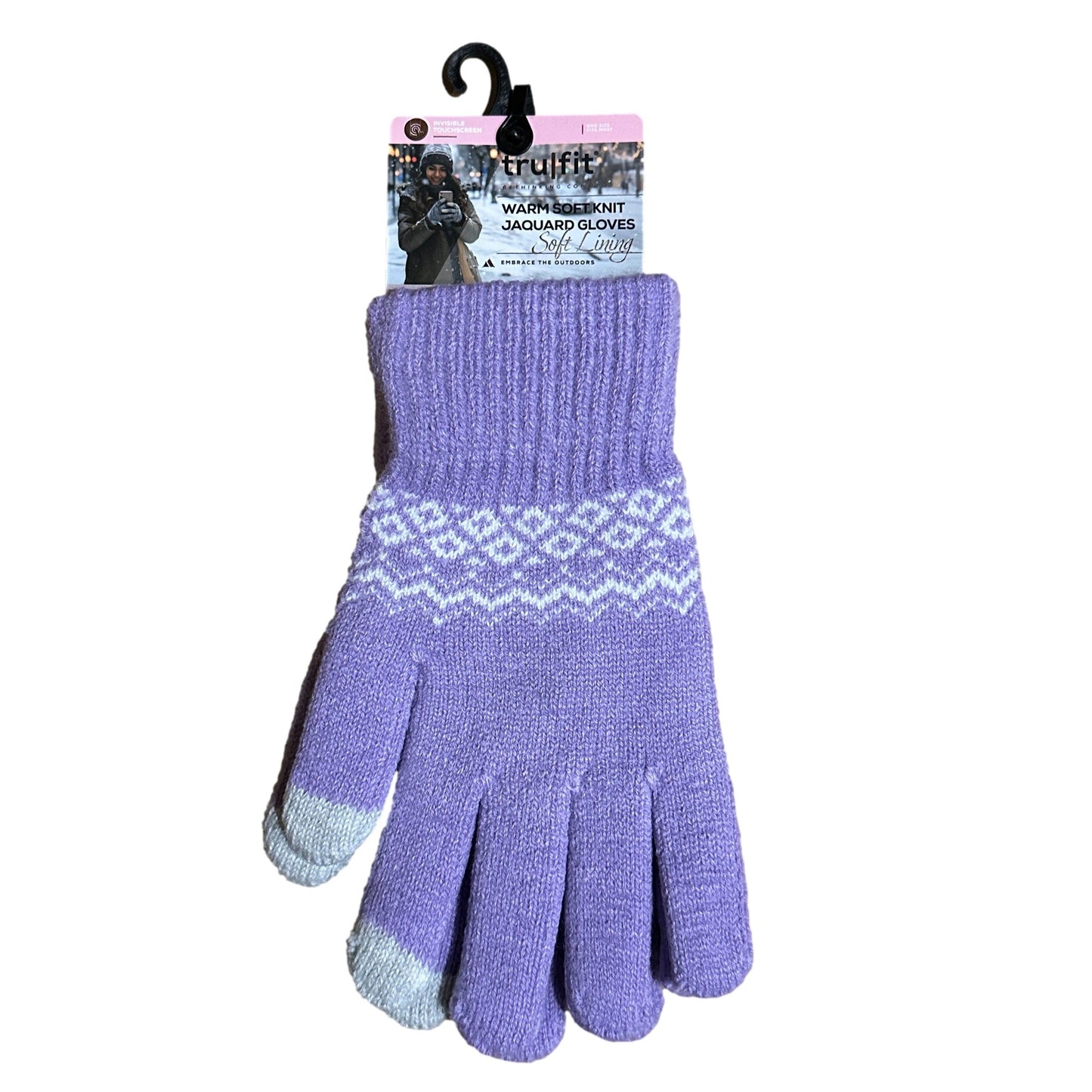 WOMEN'S JACQUARD KNIT GLOVES ASSORTED