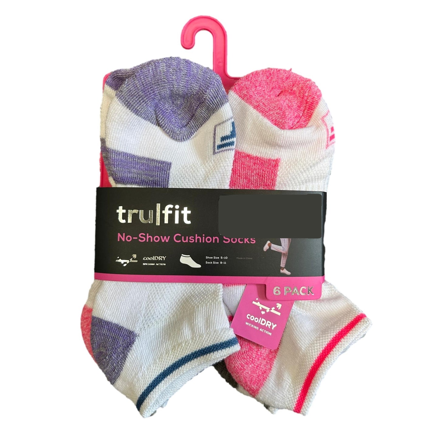 6 calcetines invisibles para mujer, tallas 5-10, surtidos