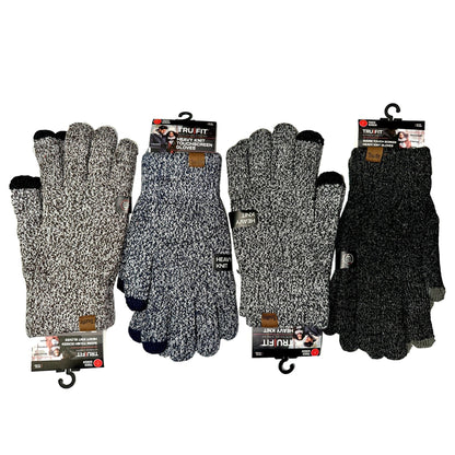 GUANTES DE PUNTO GRUESO PARA PANTALLA TÁCTIL PARA HOMBRE