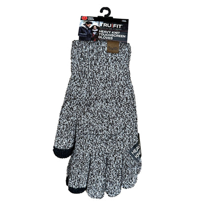 MEN'S HEAVY KNIT TOUCHSCREEN GLOVES
