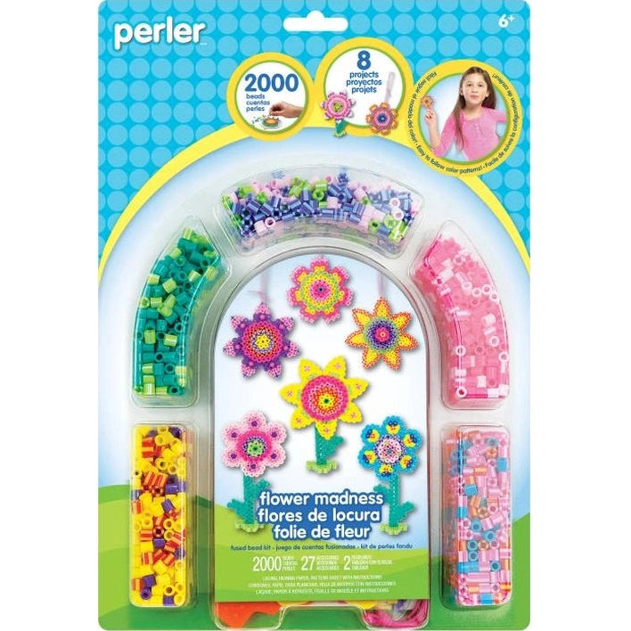 FLOWER MADNESS FUSED BEAD KIT