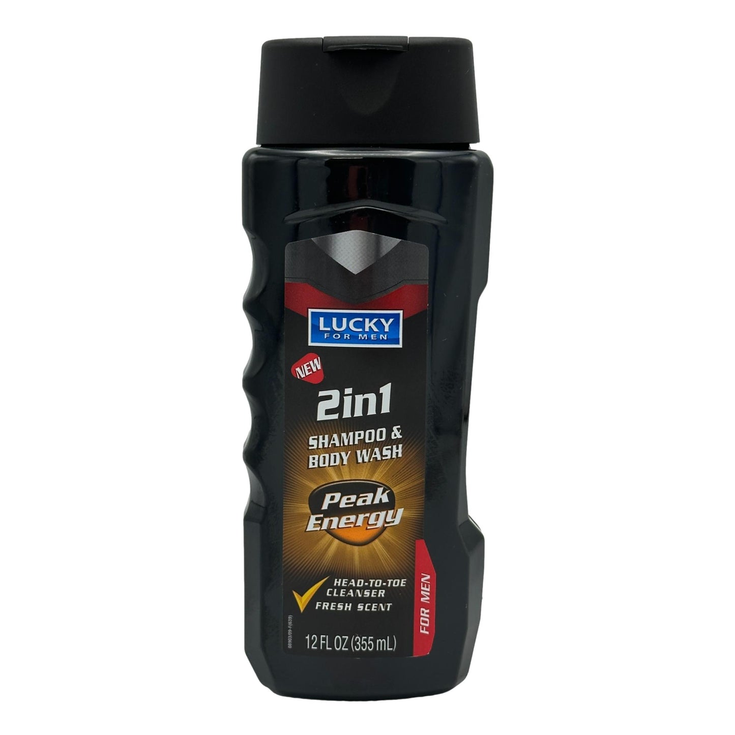 Champú y gel de baño 2 en 1 Peak Energy para hombres, 12 oz