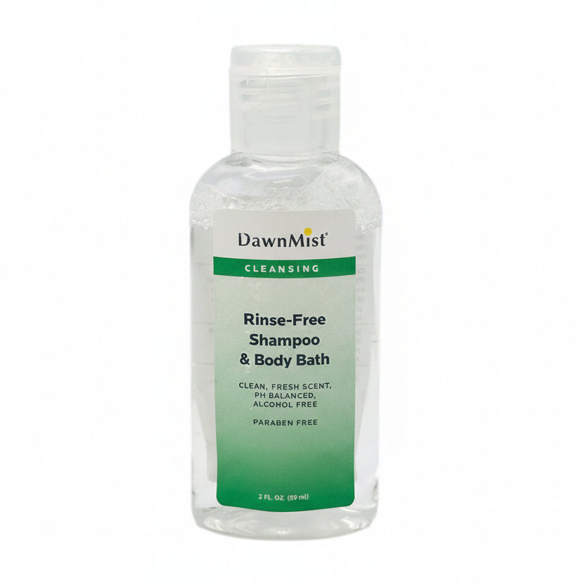 2 OZ RINSE FREE SHAMPOO BODY BATH