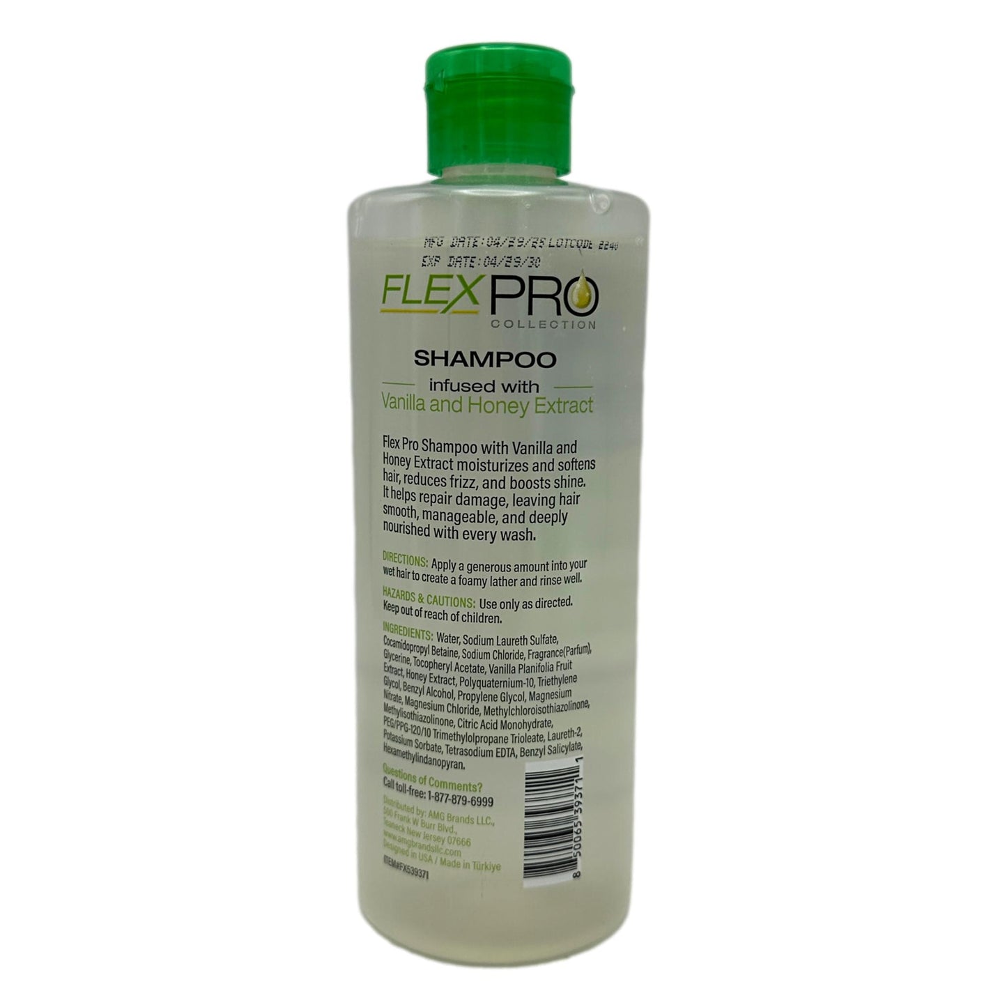16.9 OZ SHAMPOO INFUSED WITH VANILLA & HONEY EXTRACT
