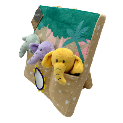 3 PC ELEPHANT RATTLE STAND