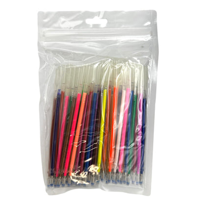 48 GEL PENS AND REFILLS SET