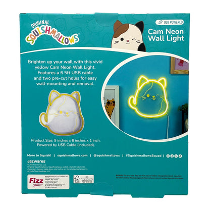 CAM THE CAT NEON WALL LIGHT USB POWERED 9 X 7 IN