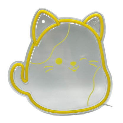 CAM THE CAT NEON WALL LIGHT USB POWERED 9 X 7 IN