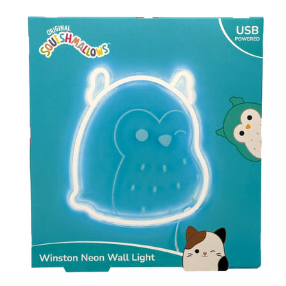 WINSTON THE OWL NEON WALL LIGHT USB POWERED 9 X 7 IN