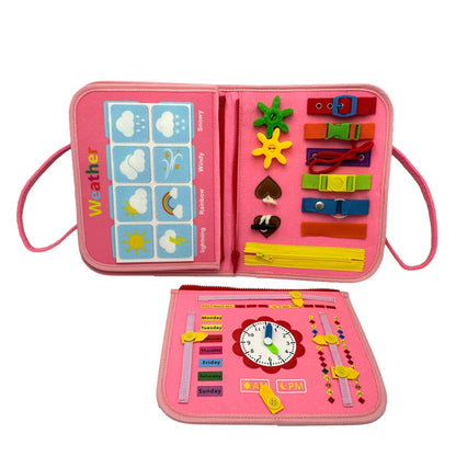 PINK DINOSAUR BUSY BOARD