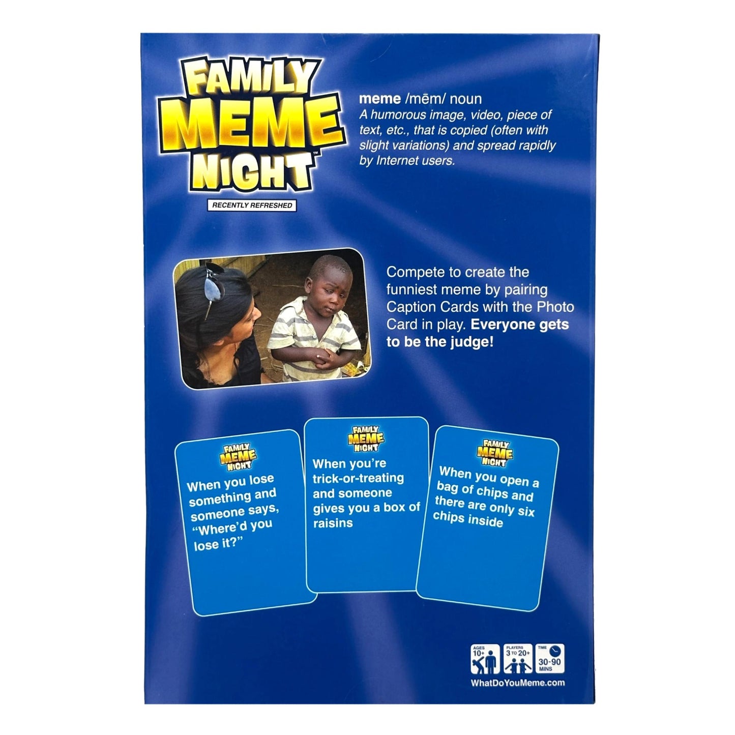 FAMILY MEME NIGHT CARD GAME