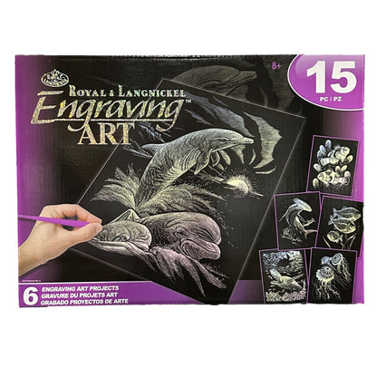 15 PC ENGRAVING ART PROJECTS ASSORTED