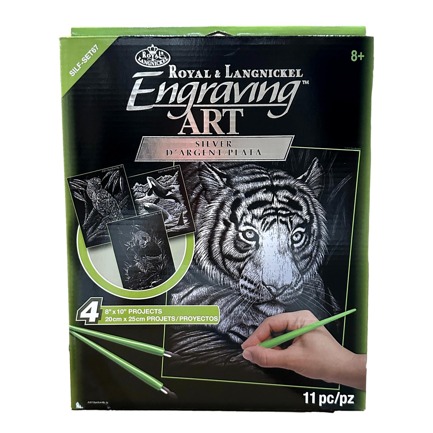 4 PC ENGRAVING ART PROJECTS ASSORTED