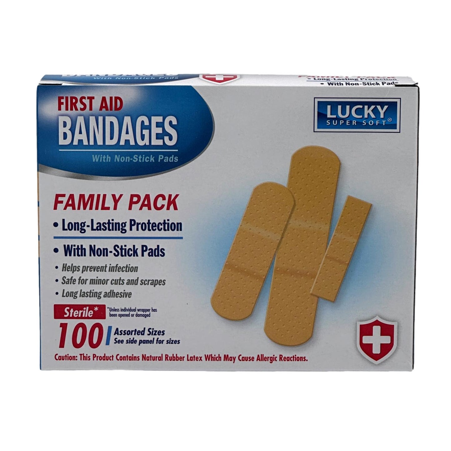 100 CT FIRST AID BANDAGES