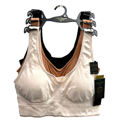 3 PK LADIES SEAMLESS BRA ASSORTED SIZES