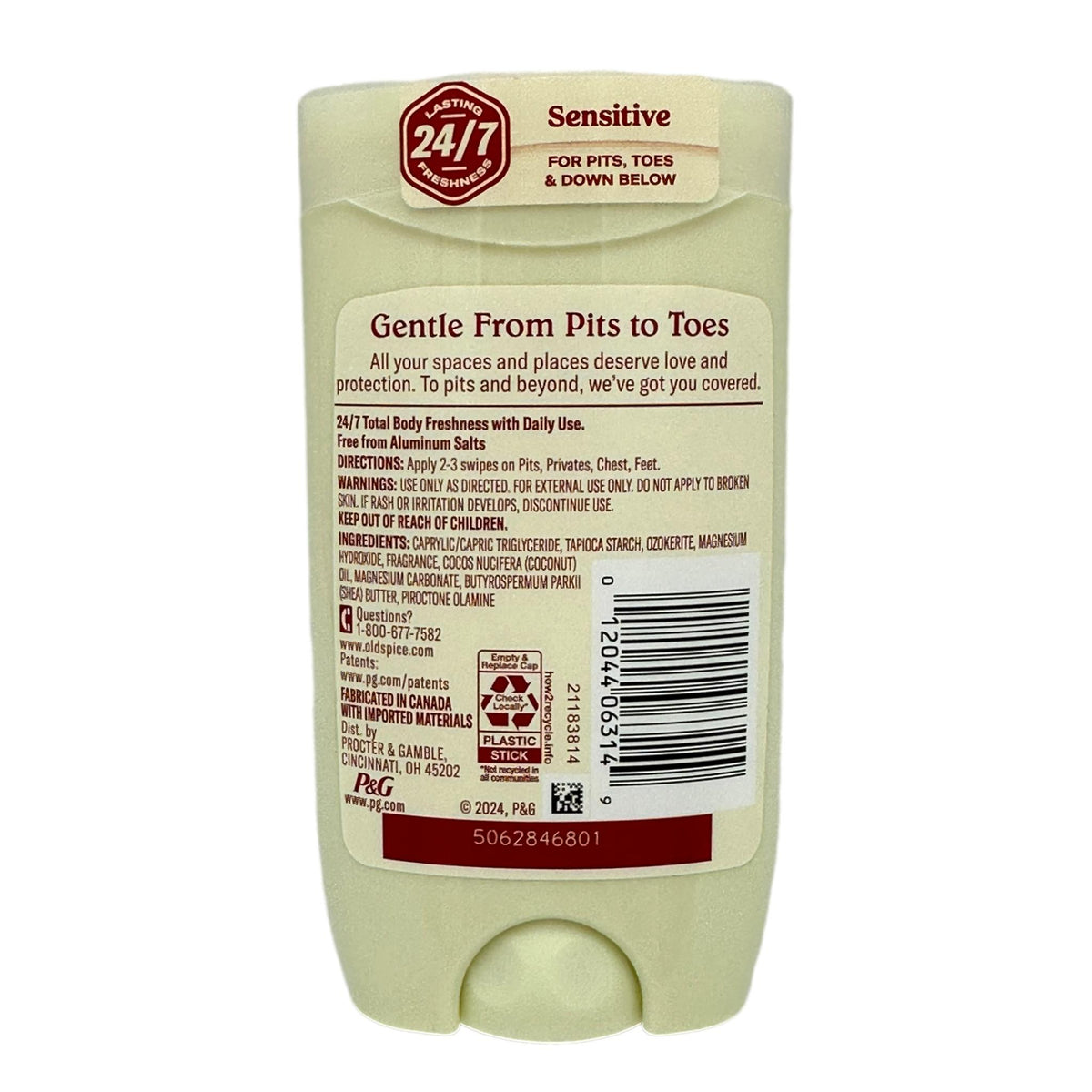 3.0 OZ OLD SPICE TOTAL BODY DEODORANT