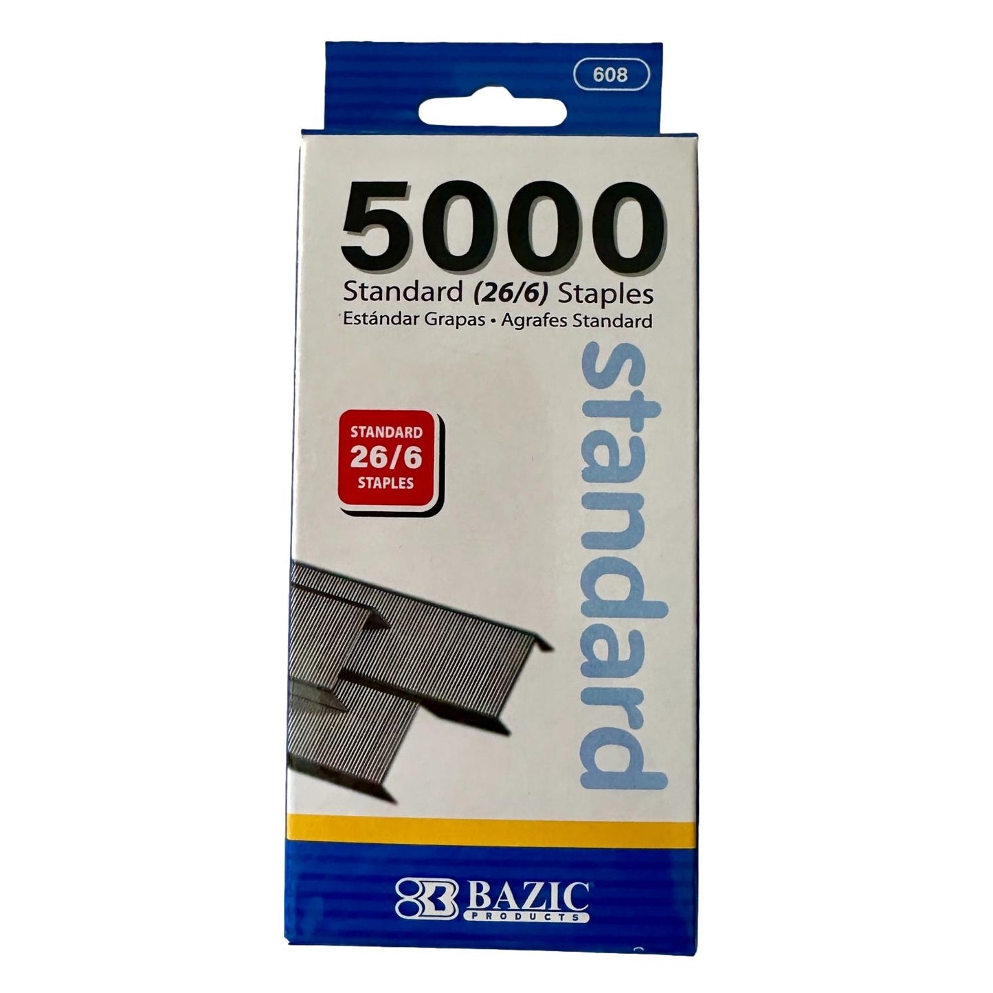 5000 CT STANDARD 26/6 STAPLES