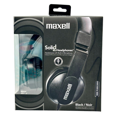 BLACK SOLID 2 CORDED HEADPHONES