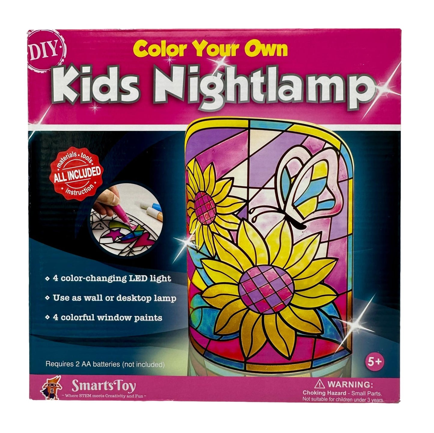 COLOR YOUR OWN KIDS NIGHTLAMP