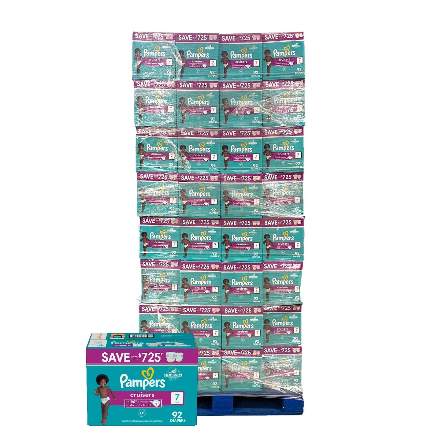 92 CT PAMPER'S SIZE 7 CRUISERS DIAPERS