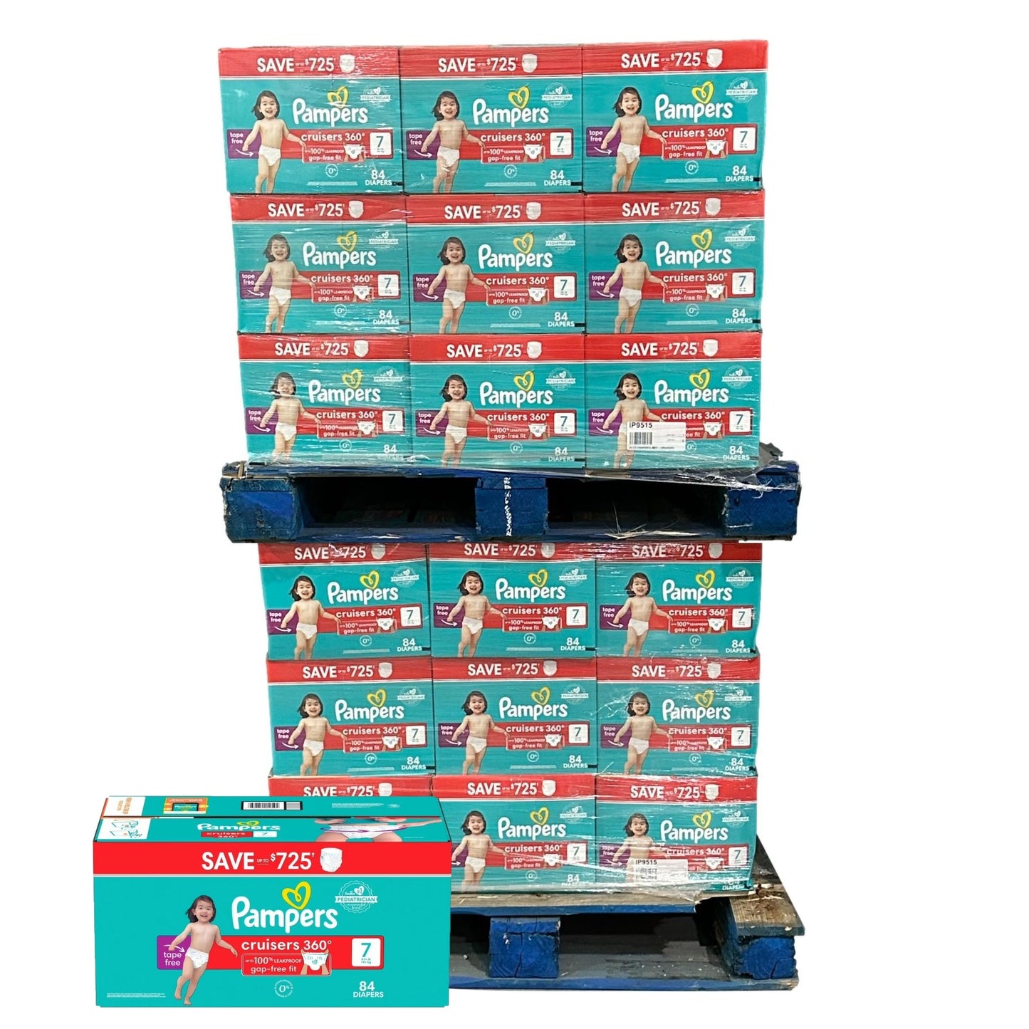 84 CT PAMPER'S SIZE 7 CRUISERS 360 DIAPER