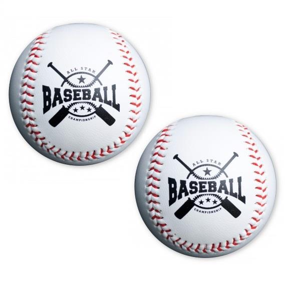 2 PK HARD BASEBALL SET
