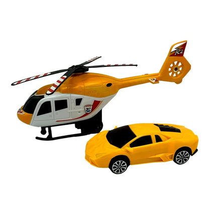 2 PC RACE & CHASE VEHICLES FRICTION POWERED