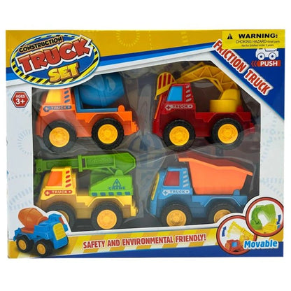 4 PC CONSTRUCTION TRUCK SET
