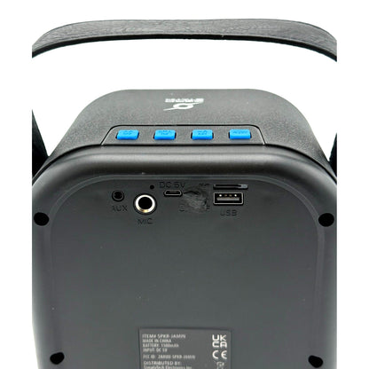 JAMMIN' LED BT PARTY SPEAKER 6.5 X 5 X 8.5 IN