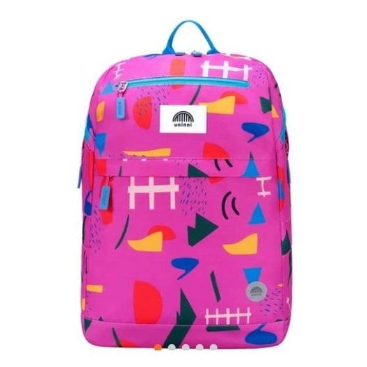 16.3 IN PINK ABSTRACT BACKPACK