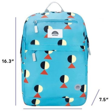 16.3 IN BLUE GRAPHIC BACKPACK